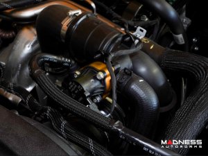 Ford Bronco Blow Off Adapter Plate - 2.3L Turbo - SILA Concepts - Orange